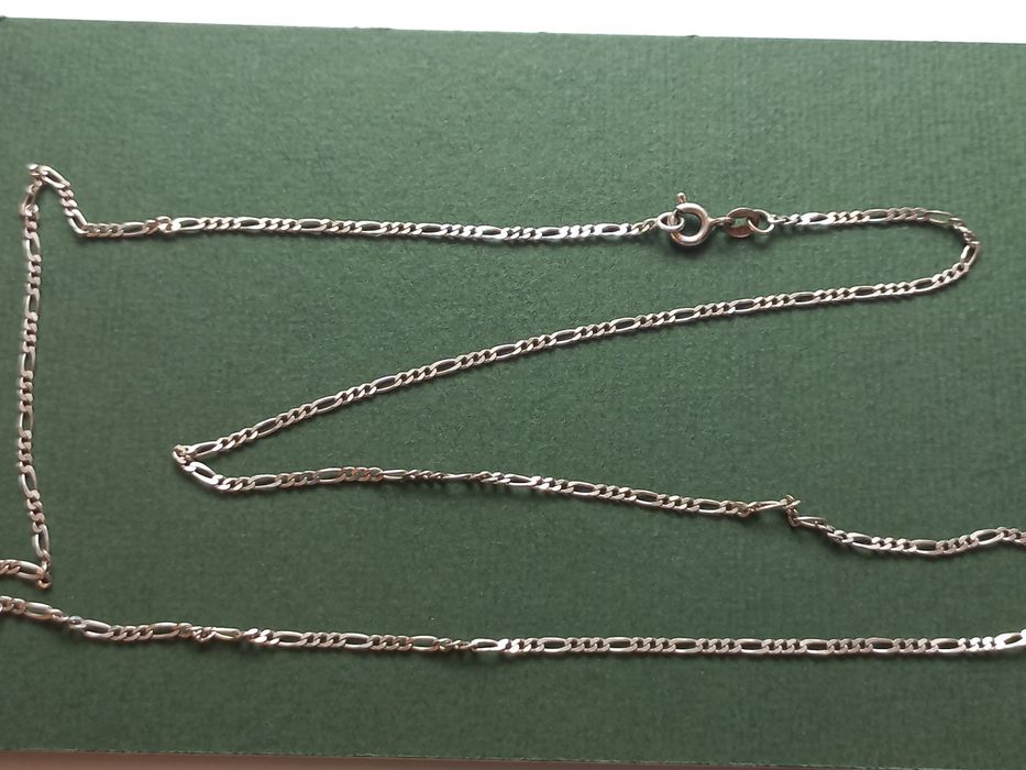 Elegancki srebrny łańcuszek  - 59 cm