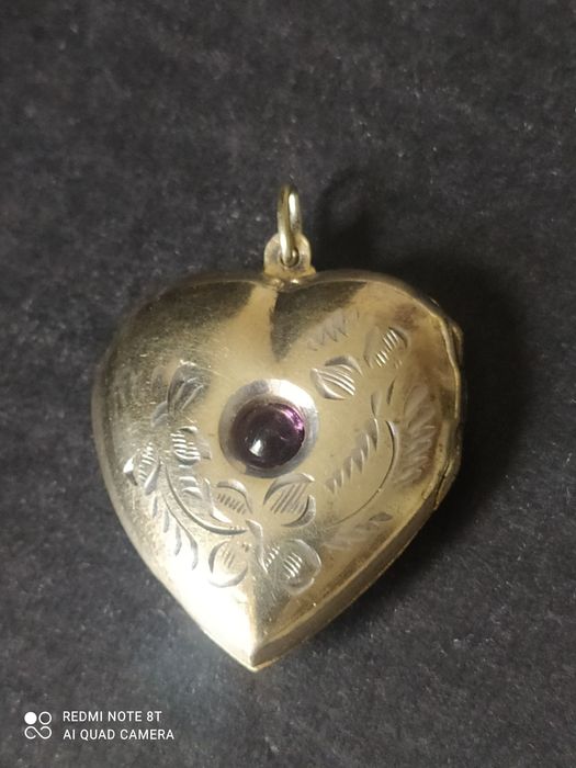 Срібний локет підвіска кулон