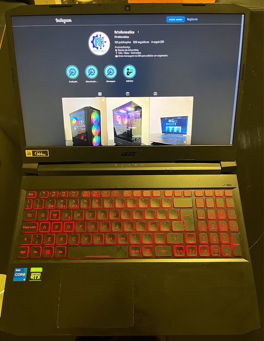 Portátil Gaming (I5 RTX 3050 TI)
