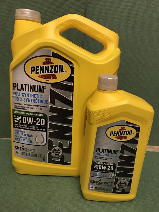 Мастило PENNZOIL  PLATINUM, та ULTRA , 5W20 5W30 0W20 0W40 ,5 кварт .
