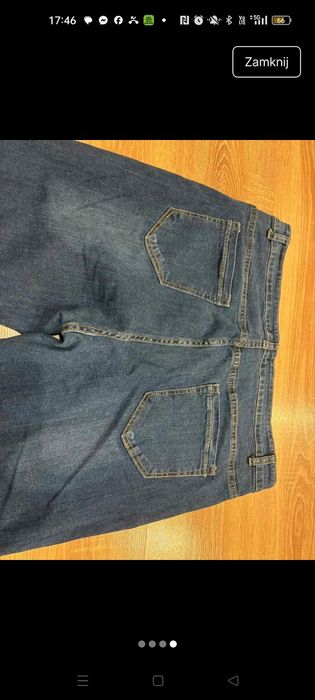 Jeansy skinny rozmiar 48