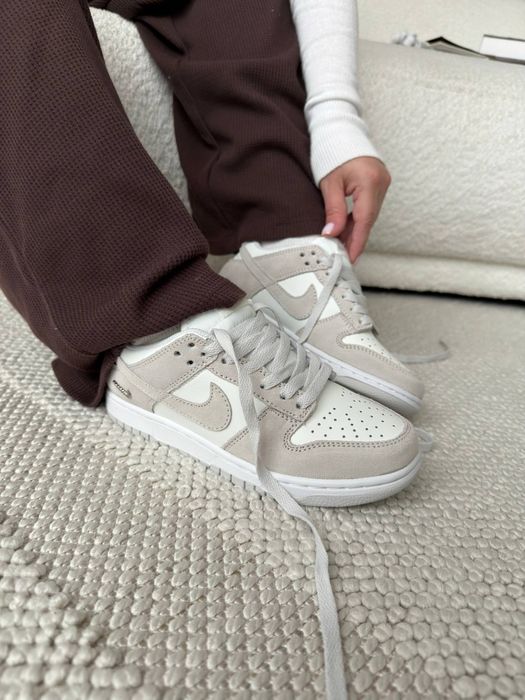 Nike SB Dunk Low Sail White Grey