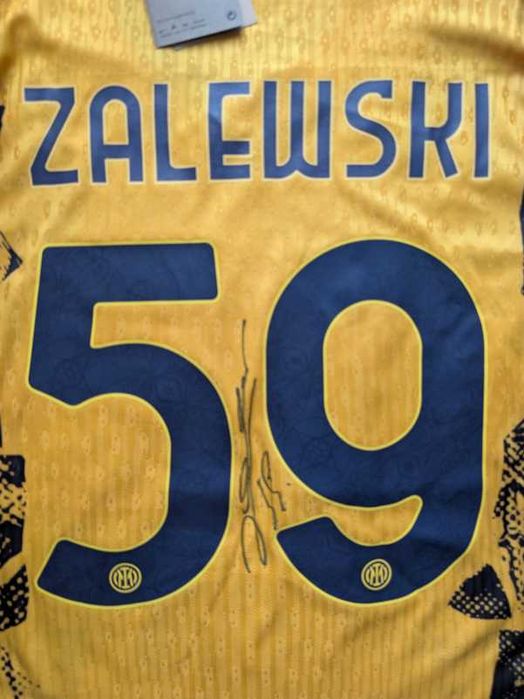 Koszulka Inter 24/25 NICOLA ZALEWSKI z autografem