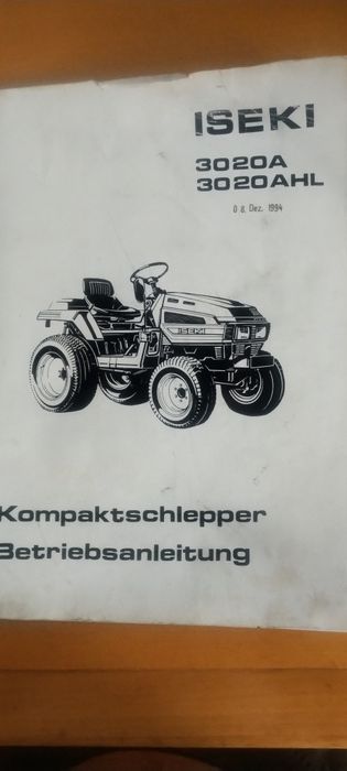 ISEKI 3020A 4x4 z dokumentami sprawny 20KM