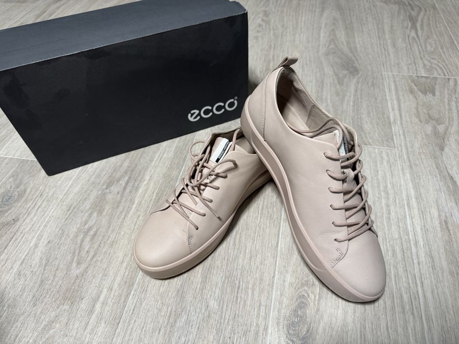 Кеды Ecco кожаные кроссовки