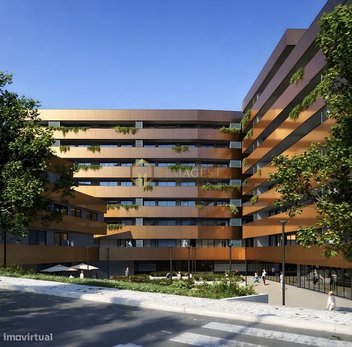 T0 Novo com Terraço e Garagem no Prestigiado Park Square
