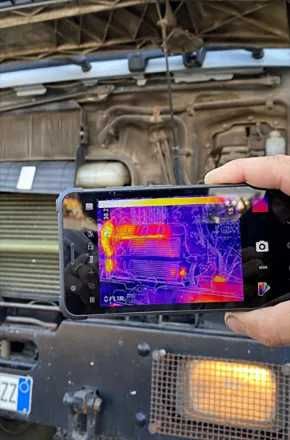 Sprawdź czy ciepło ucieka z domu -NOWY smartfon z wbudowaną TERMOWIZJĄ