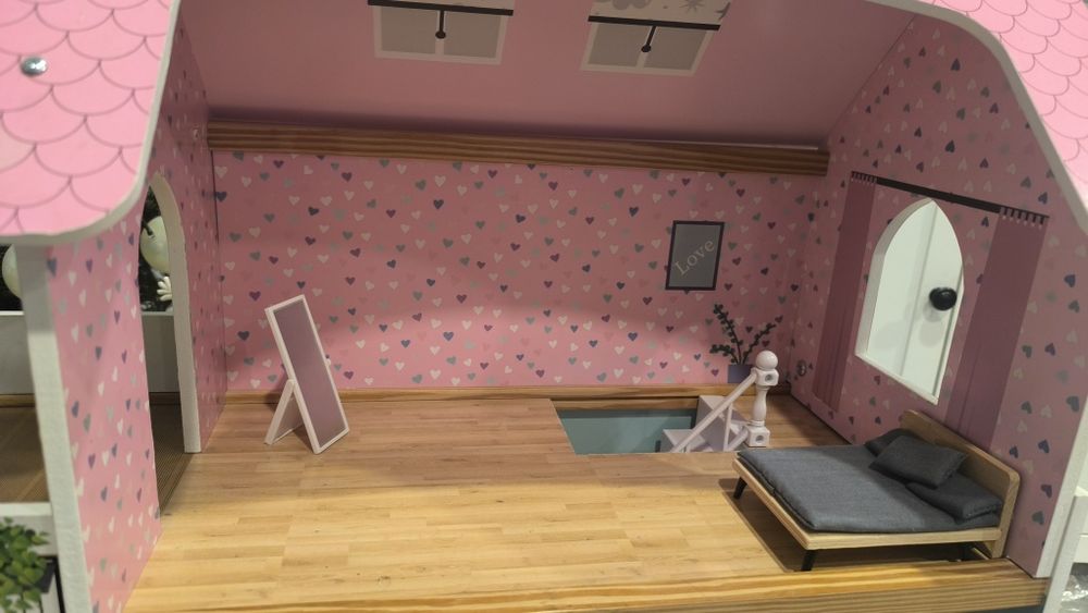 Domek dla lalek z akcesoriami