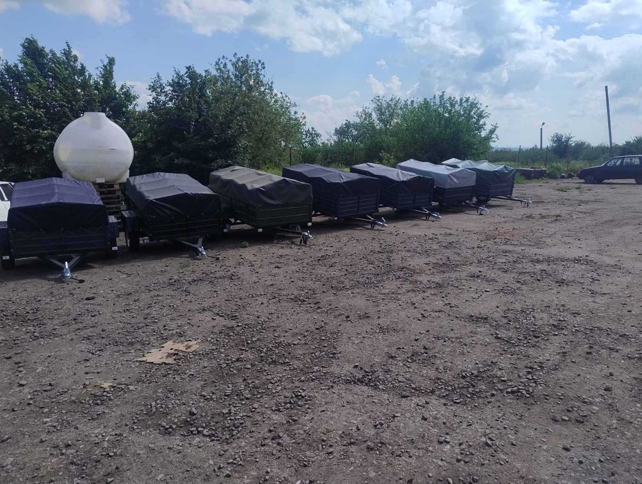 Прицеп ПРИЧІП  ПА 2000*1300*450 на ресорах Алко від заводу.