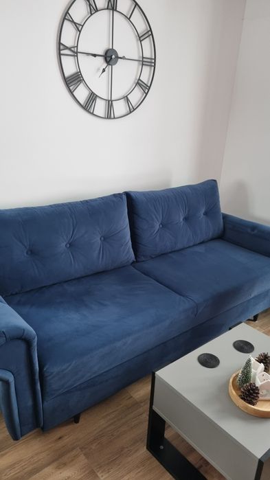 Sofa z uszakiem granat