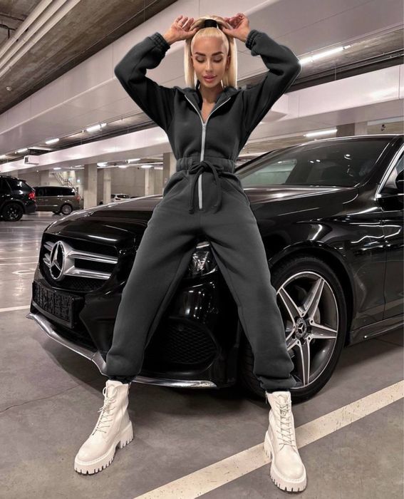 Женский теплый спортивный комбинезон/Жіночий теплий спорт комбінезон К