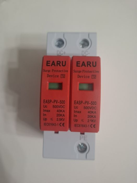 Узип DC-блискавка захисту Earu пристрій захисту до 40ka 500V