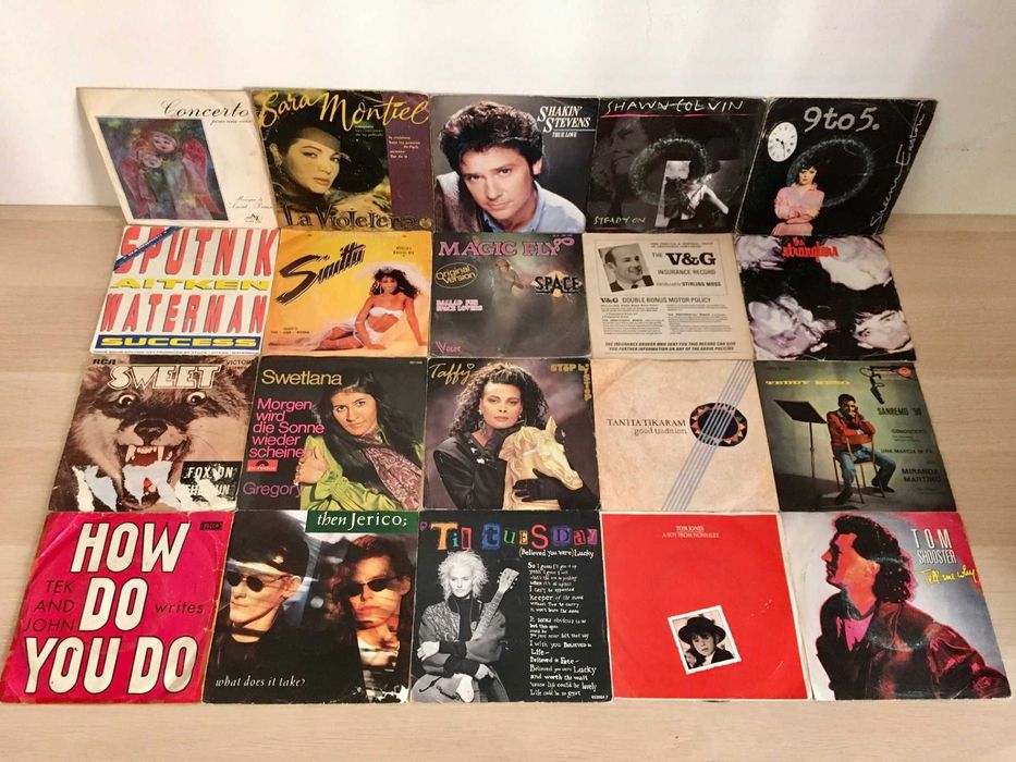 Discos de vinil singles - 2€ cada