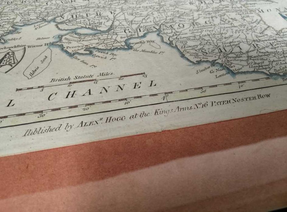 Mapa Antigo Bristol Channel