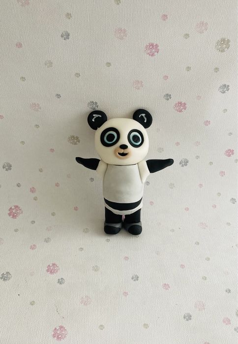 Figurki na tort z masy cukrowej Pando + kulki