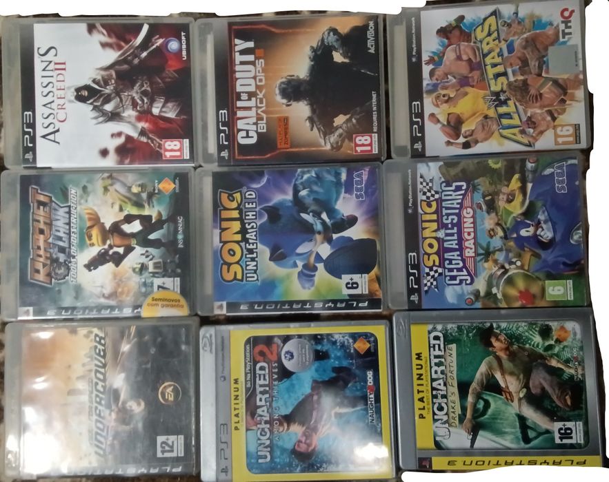 Vários jogos para PS3