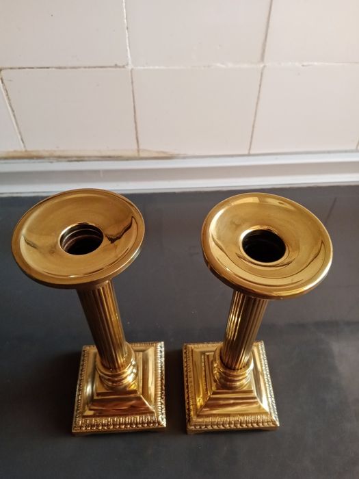 Vintage Brass Candlesticks436244136162109442