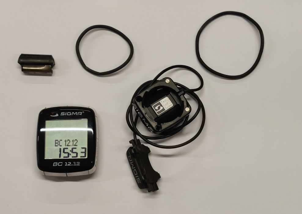 Licznik rowerowy Sigma 12.12 w pełni sprawny