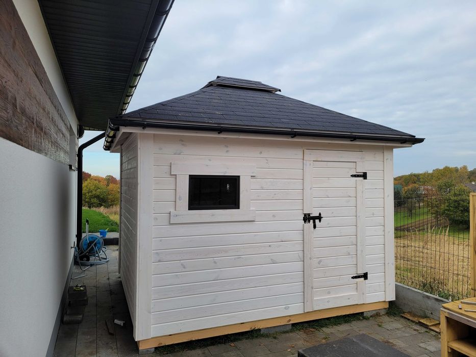 Domek Narzędziowy ALAN 3x3 m Drewutnia Altana Producent DREWNOTRIK.PL