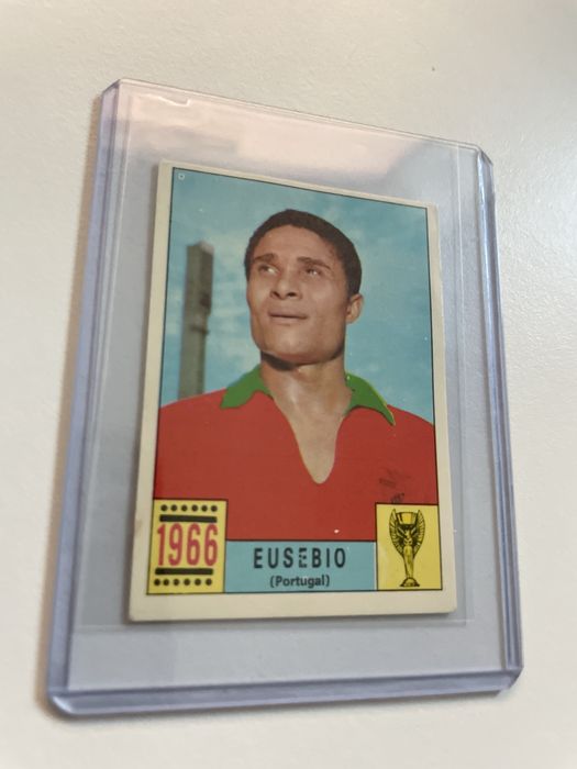Cromo Eusébio México 1970 Panini