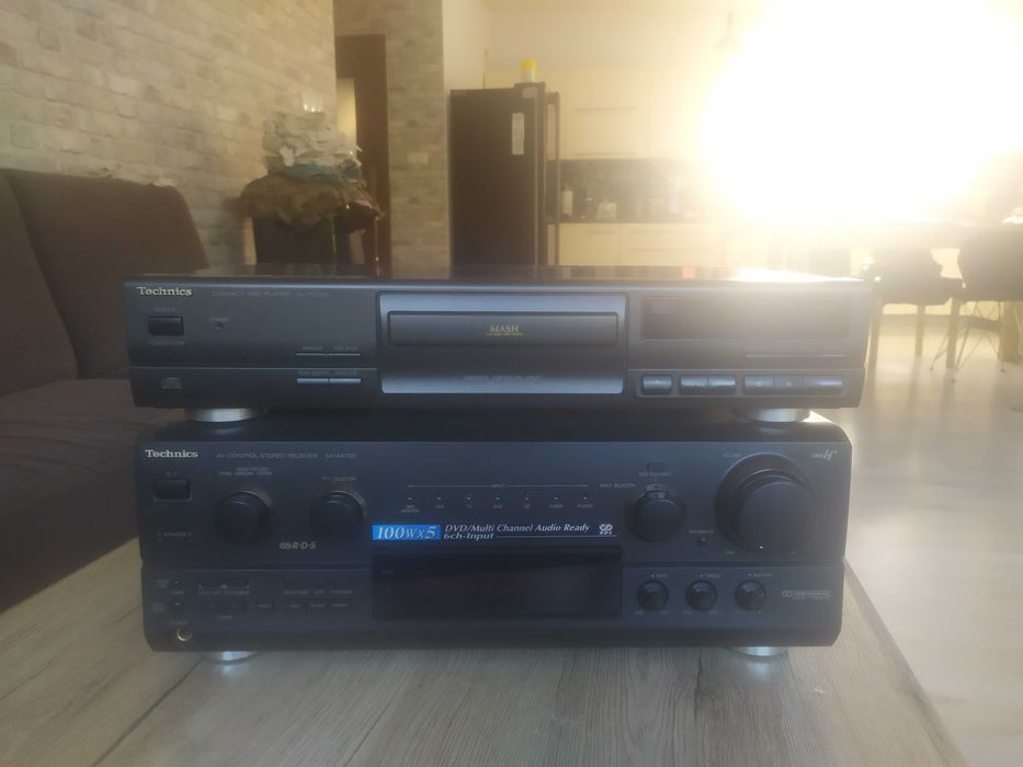 Amplituner Technics sprzedam +cd