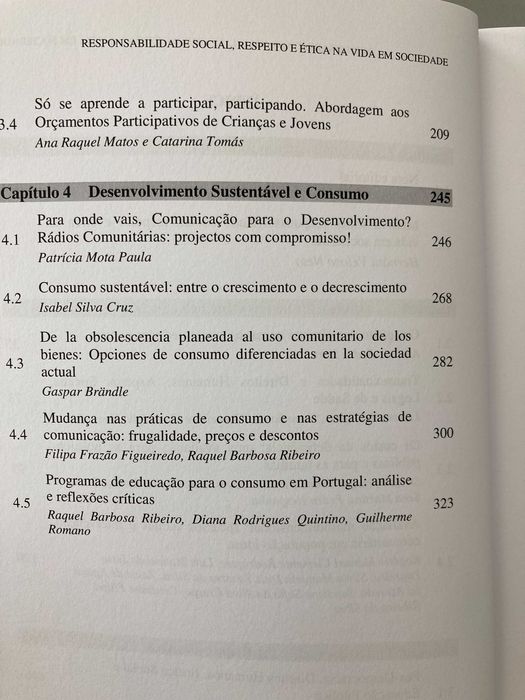 Livro Responsabilidade Social Trabalho Respeito e Ética