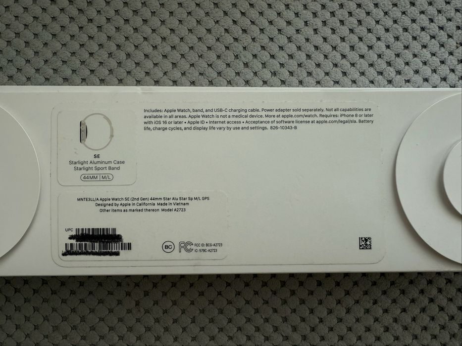 Apple watch SE (2nd Gen) 44mm Star Alu GPS