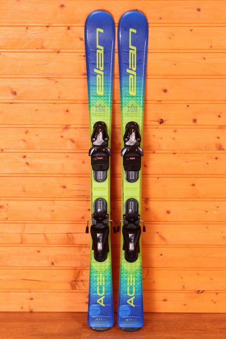 Narty dziecięce Elan Jett 110 cm + Elan 4.5, Rocker, U-Flex, Grip Walk !!!