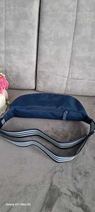 Nerka biodrowa Adidas Andicolor niebieska NOWA