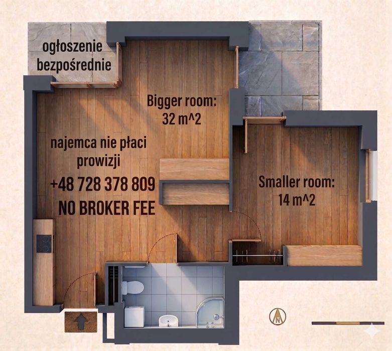 Nowoczesne biuro 50 m² | Praga-Północ | Budynek z 2023 r.