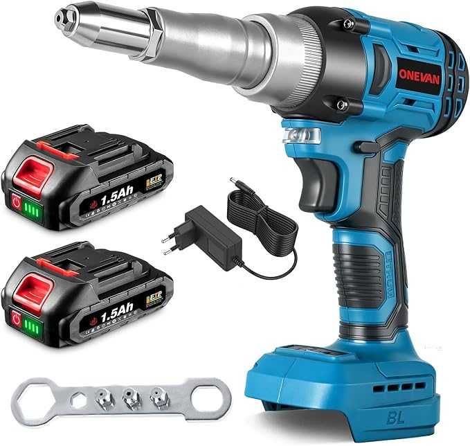 Akumulatorowe szczypce do nitowania