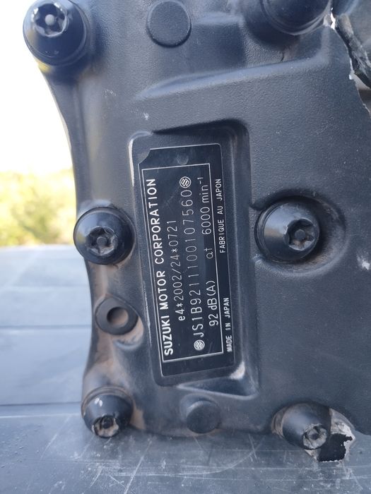 Рама Документи Suzuki GSR 600 2008 Синій колір Переоформлення