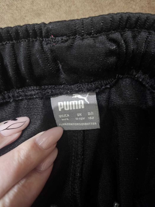 Spodnie dresowe czarne PUMA rozmiar 11-12 lat