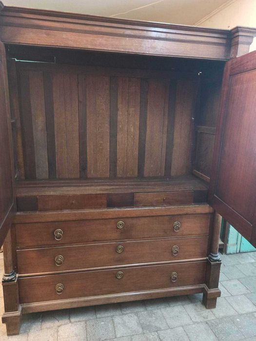 Szafa bieliźniarka drewniana dębowa antyk 100% lite drewno FV DOWÓZ