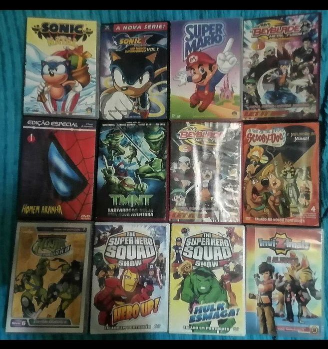DVDs originais animação