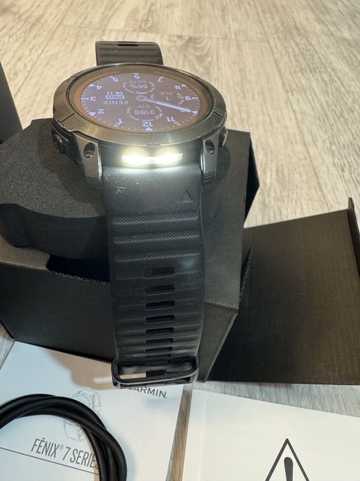 ‼️Garmin Fenix 7X Sapphire Solar Carbon‼️ 51 премиум версия