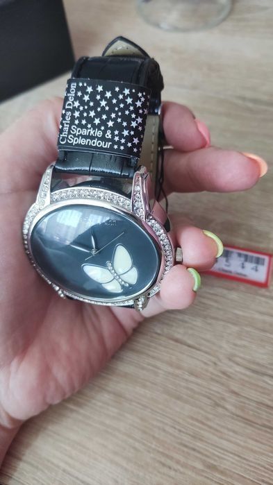 Zegarek damski duży Charles Delon NOWY