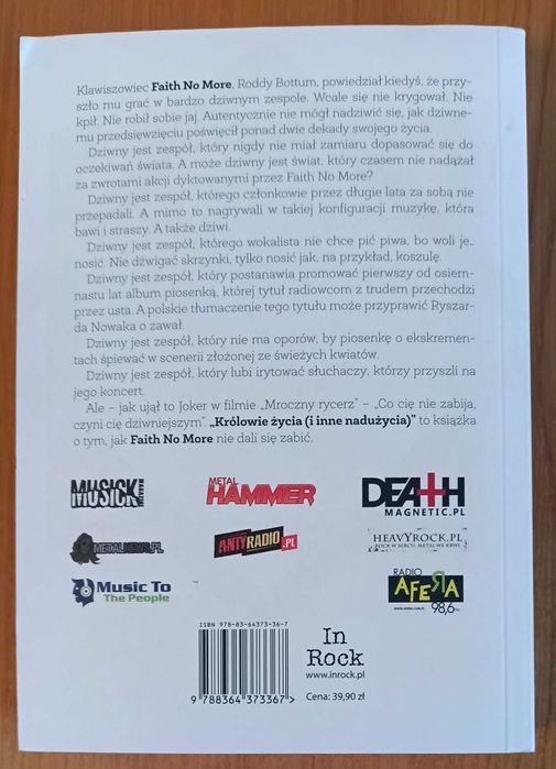 Maciej Krzywiński "Faith No More. Królowie życia (i inne nadużycia)"