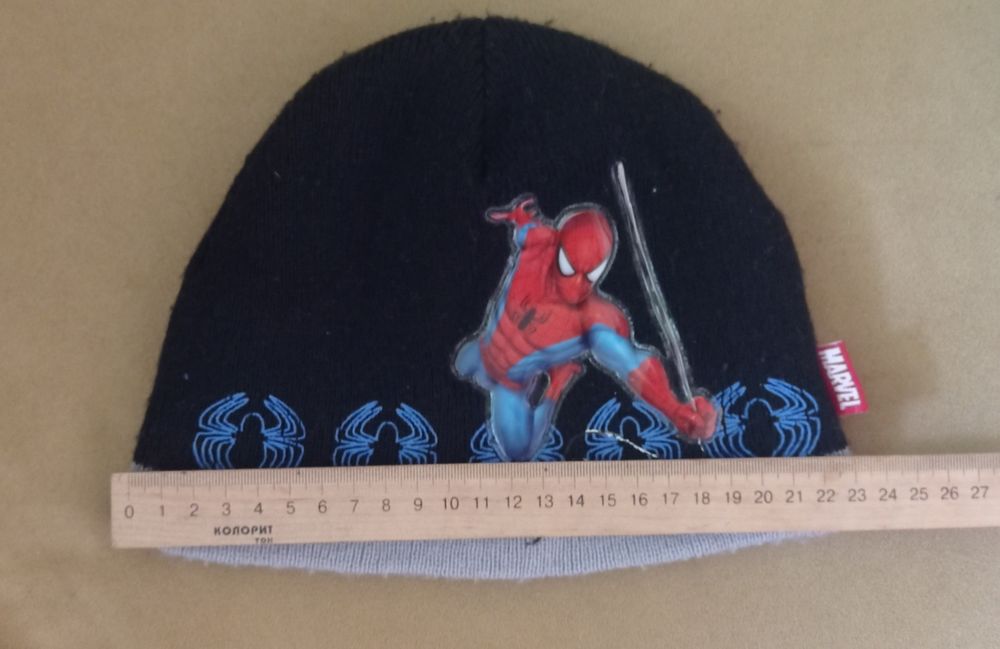 Комплект шапка Spiderman оригінал і шарф