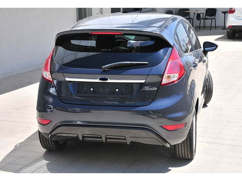 Ford Fiesta 2008-2017 рр. Задній дифузор DPT V-2 (HB, чорний глянець)