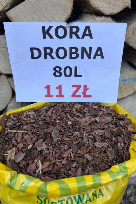 Kora sosnowa DROBNA 80L