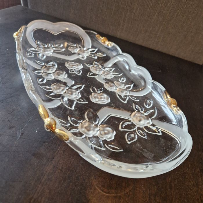 Szklany półmisek walther glass