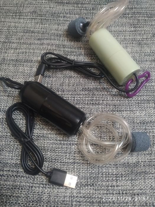 Компрессор для аквариума от USB