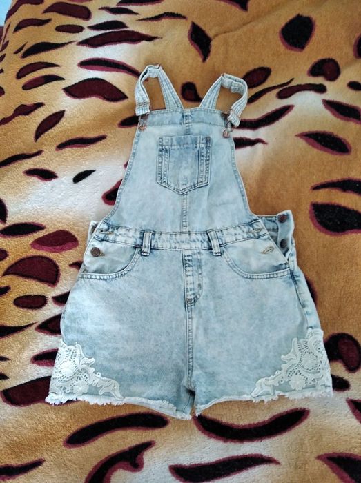 Дитячий комбінезон джинси шорти