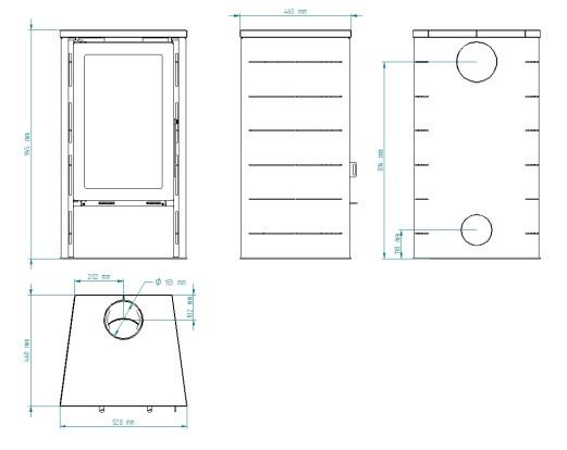 Salamandra Solzaima Tek Stone com Ventilador