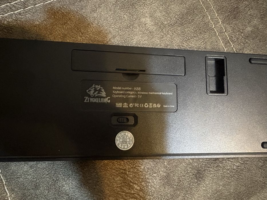 Клавіатура ZIYOULANG K68 та навушники Bloody g521 Black, Комплект