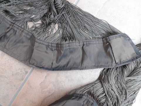 Makaron firanka spaghetti  zasłonka spagetti brąz 4 sztuki