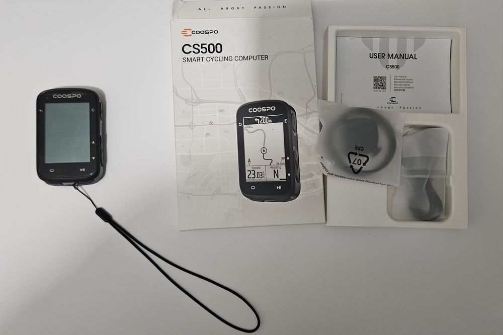 Gps Bicicleta CoospoCS500 Ciclocomputador- Como Novo+Vários Acessórios