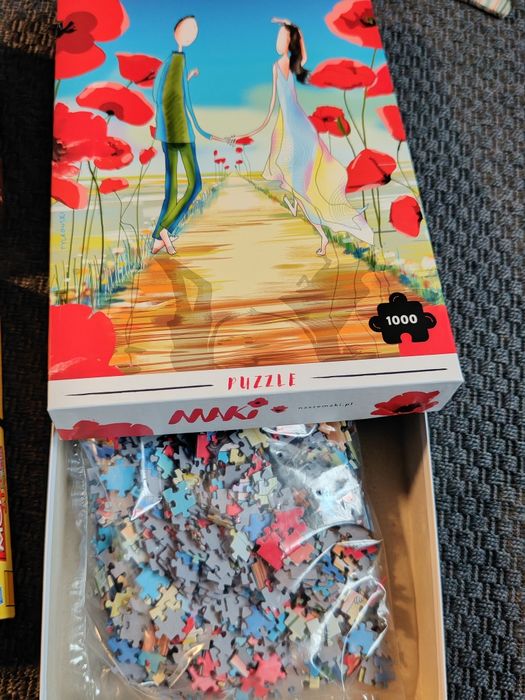 Sprzedam gry i puzzle monopoly junior