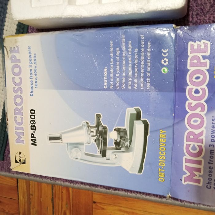 Детский микроскоп зум ,/х100